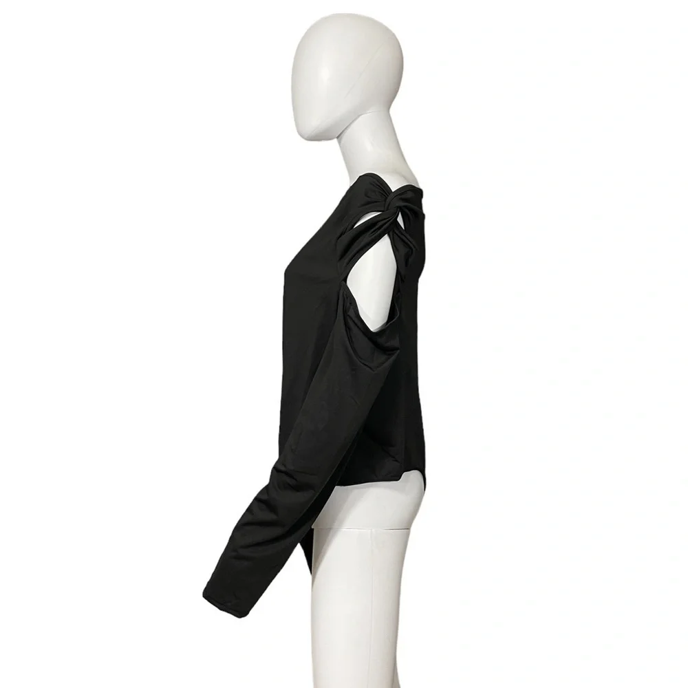 Bodysuit Black Shoulder Knot
New - Picture 3 of 6